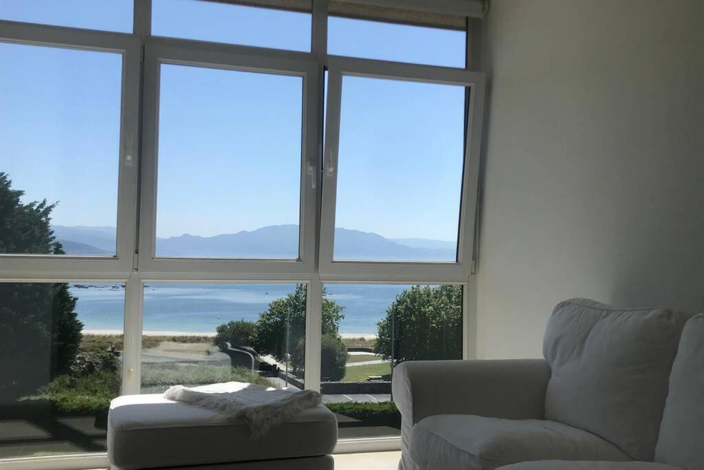 Apartamento primera línea de playa Finisterre Exterior foto